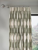John Lewis Alta Jacquard Pencil Pleat Curtains - 228 x 228cm - Soft Caramel