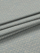 John Lewis Rona Weave Pair Lined Eyelet Curtain - 167 x 228cm - Duck Egg