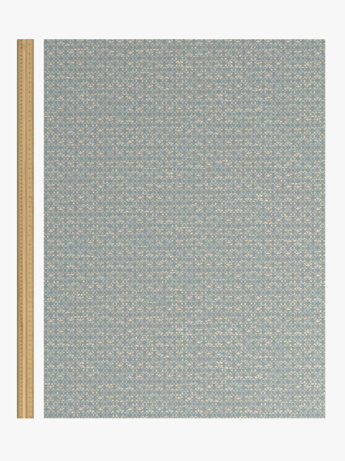 John Lewis Rona Weave Pair Lined Eyelet Curtain - 167 x 228cm - Duck Egg