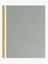 John Lewis Rona Weave Pair Lined Eyelet Curtain - 167 x 228cm - Duck Egg
