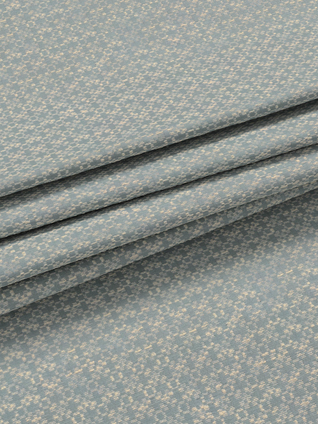 John Lewis Rona Weave Lined Geometric Eyelet Curtains - Duck Egg 228 x 228cm