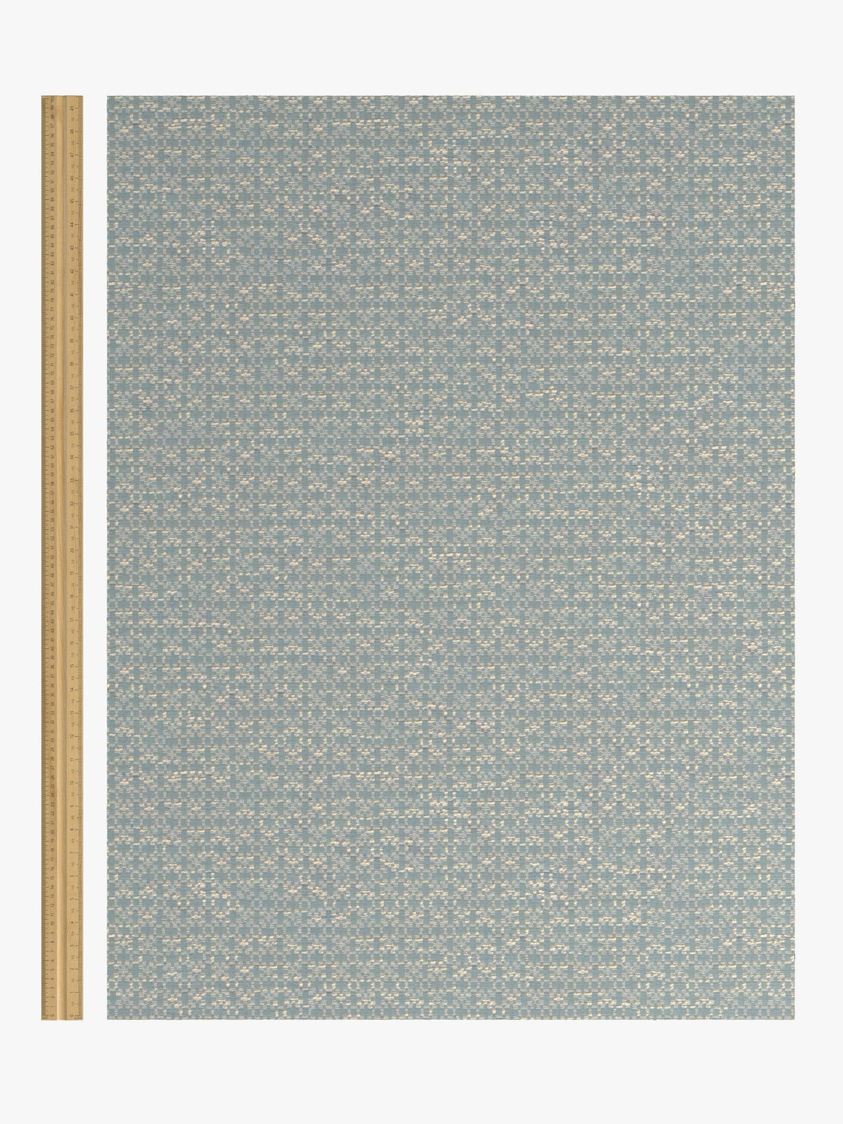 John Lewis Rona Weave Lined Geometric Eyelet Curtains - Duck Egg 228 x 228cm