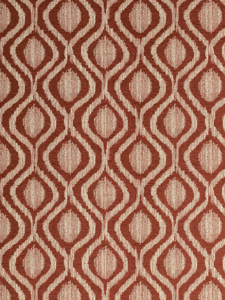 John Lewis Trellis Weave Pair Lined Eyelet Curtains W167 x D182cm - Auburn