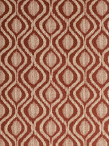 John Lewis Trellis Weave Pair Lined Eyelet Curtains - W228 x D274cm - Auburn