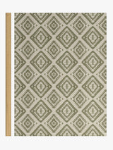 John Lewis Native Weave Pair Lined Eyelet Curtains - 167 x 182cm - Avocado