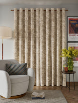 John Lewis Lidia Pair Blackout Lined Eyelet Curtains - Gold - W167 x D228 cm