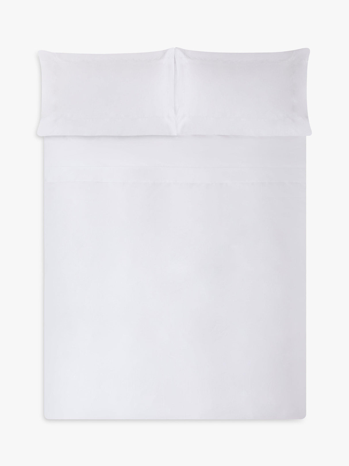 Jasper Conran London Supima 500TC Satin Flat Bed Sheet - Super King - White