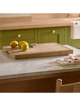 Neptune Orford Solid End-Grain Oak Wood Chopping Board - Medium 55 x 40cm