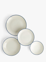 Royal Doulton Gordon Ramsay Maze Denim Line 16pc Dinnerware Set - Blue/White