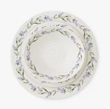 Sophie Conran Lavandula Floral Porcelain Dinnerware 12 Piece Set - White