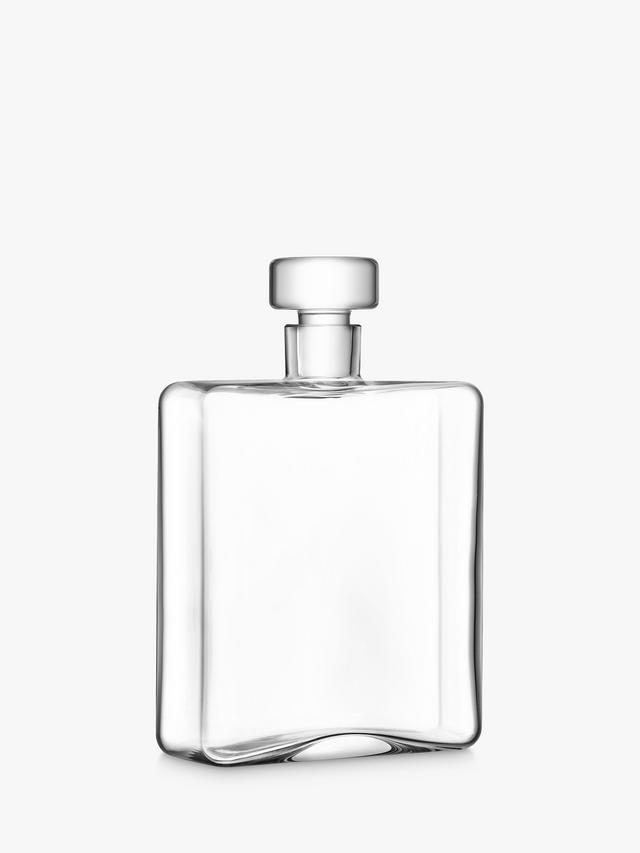 LSA International Cask Whisky Oblong Decanter - 1L - Soda Lime Glass - Clear
