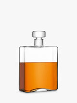 LSA International Cask Whisky Oblong Decanter - 1L - Soda Lime Glass - Clear