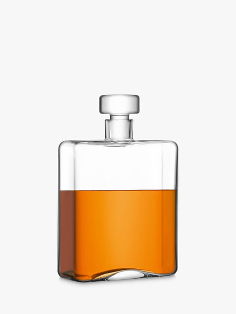 LSA International Cask Whisky Oblong Decanter - 1L - Soda Lime Glass - Clear