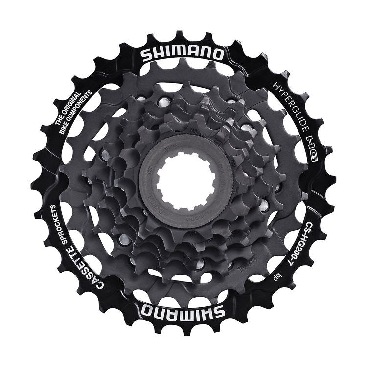 Shimano Tourney CS-HG200 7-Speed Mountain Bike Cassette 12 - 28T - Black