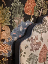 John Lewis x Sanderson Pamir Garden Wallpaper H10.05 x W52cm - Walnut/Olive