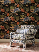 John Lewis x Sanderson Pamir Garden Wallpaper H10.05 x W52cm - Walnut/Olive