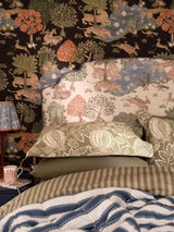 John Lewis x Sanderson Pamir Garden Wallpaper H10.05 x W52cm - Walnut/Olive