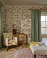 Colefax and Fowler Greenacre Wallpaper L10m x W52cm W7004/01 - Forest Green