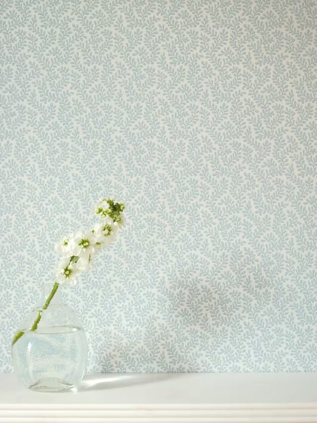 Colefax and Fowler 07985/02 Rushmere Wallpaper L10m x W52cm - Old Blue