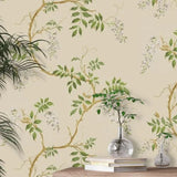 Colefax and Fowler 7963/02 Alderney Wallpaper Roll L10m x W52cm - Cream