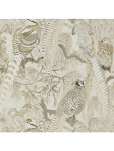 Mulberry FG085.K102.0 Home Game Birds Non-Woven Wallpaper 10m - 68.5cm Stone