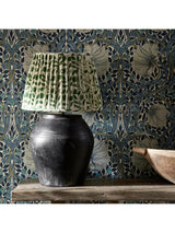 Morris & Co. Pimpernel Matte 10m x 52cm Wallpaper Cobalt/Mineral MFRW217365