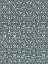 Morris & Co. DCMW216806 Bellflowers Wallpaper L10m x W52cm - Indigo/Linen