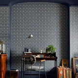 Morris & Co. DCMW216806 Bellflowers Wallpaper L10m x W52cm - Indigo/Linen