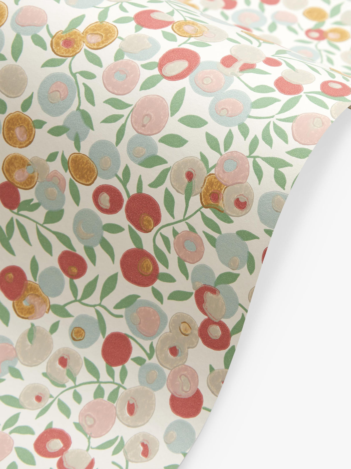 Liberty London Wiltshire Blossom Wallpaper Roll - 52cm x 10.05m - Fennel