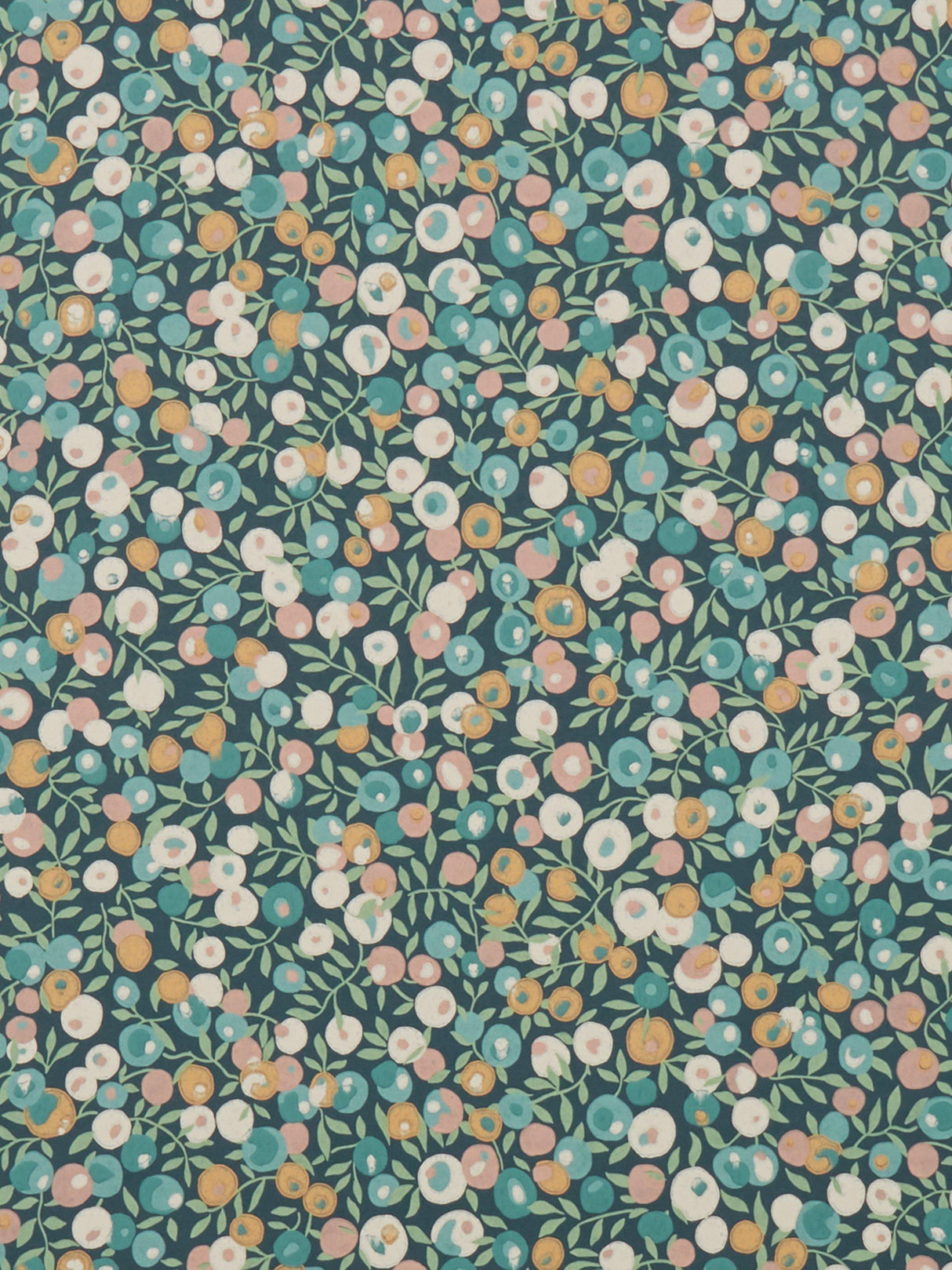 Liberty London Wiltshire Blossom Wallpaper 52cm x 10.05m Non-Woven - Lichen