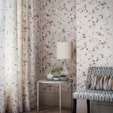 Romo Floris Japanese Garden Wallpaper L10.05m x 68cm - Spring Rose W411/01