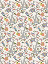 Osborne & Little W7818-01 Puzzlewood Wallpaper L9m x W52cm  - Pink/Multi