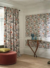 Osborne & Little W7818-01 Puzzlewood Wallpaper L9m x W52cm  - Pink/Multi