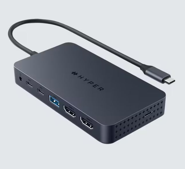 Targus HyperDrive Next Dual 4K HDMI 7 Port USB-C Hub 100W Docking Station