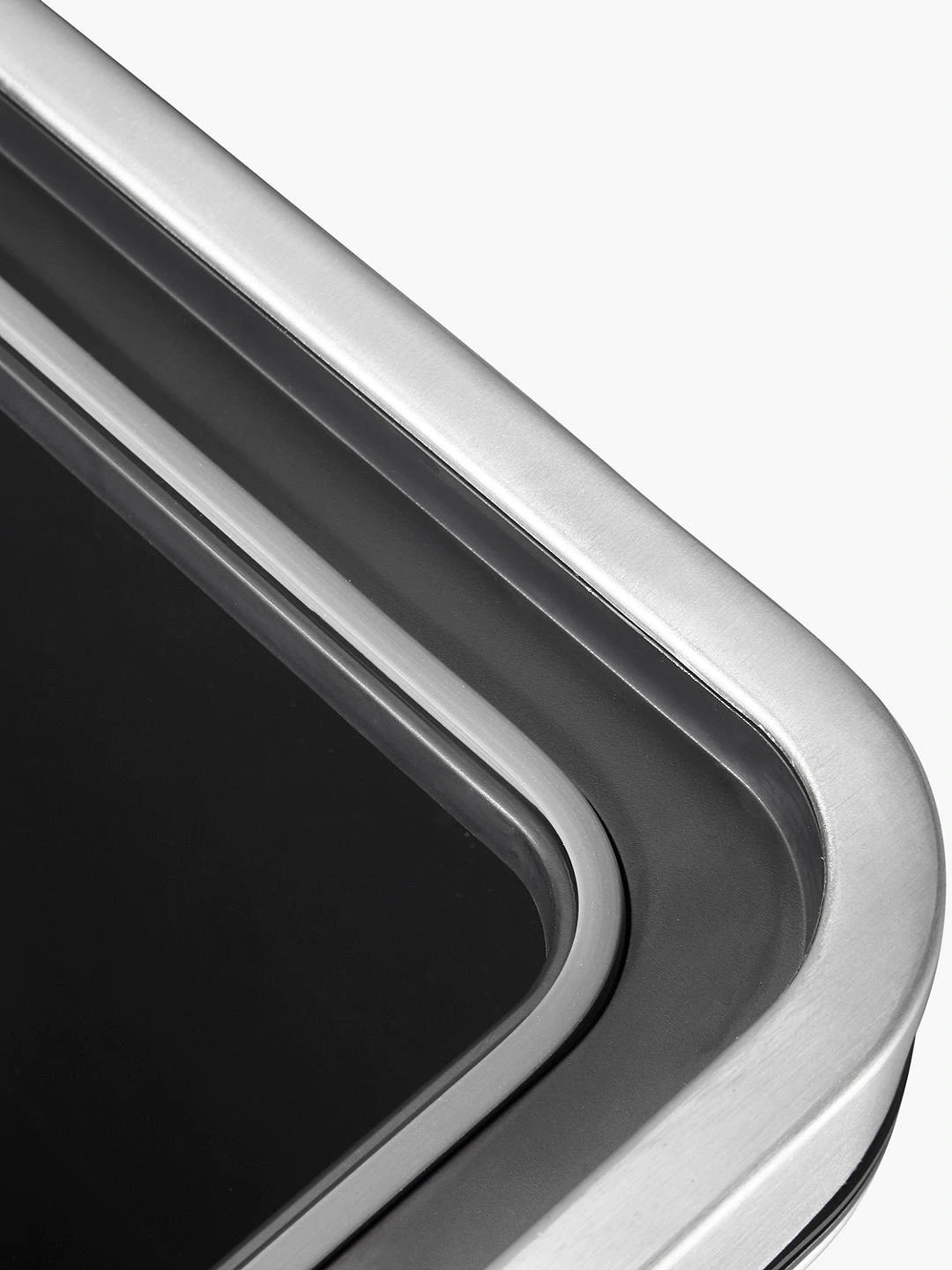 EKO X Cube 45L Kitchen Pedal Bin With Inner Bucket - Stainless Steel