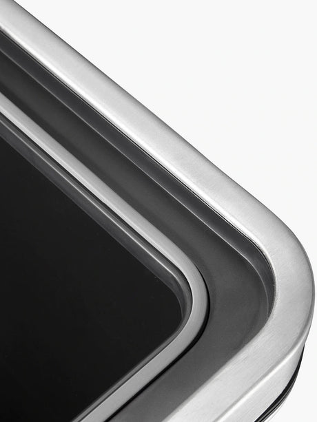 EKO X Cube 45L Kitchen Pedal Bin With Inner Bucket - Stainless Steel