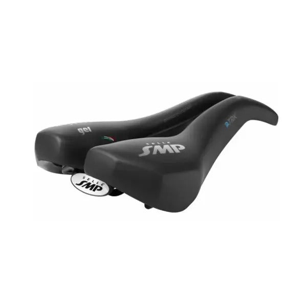 Selle SMP E-City TRK Gel Saddle 277 x 162mm Large Touring E-Bike Seat Black