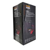 Halfords 5 in 1 Jump Starter Power Bank & Tyre Inflator with LED Light Black