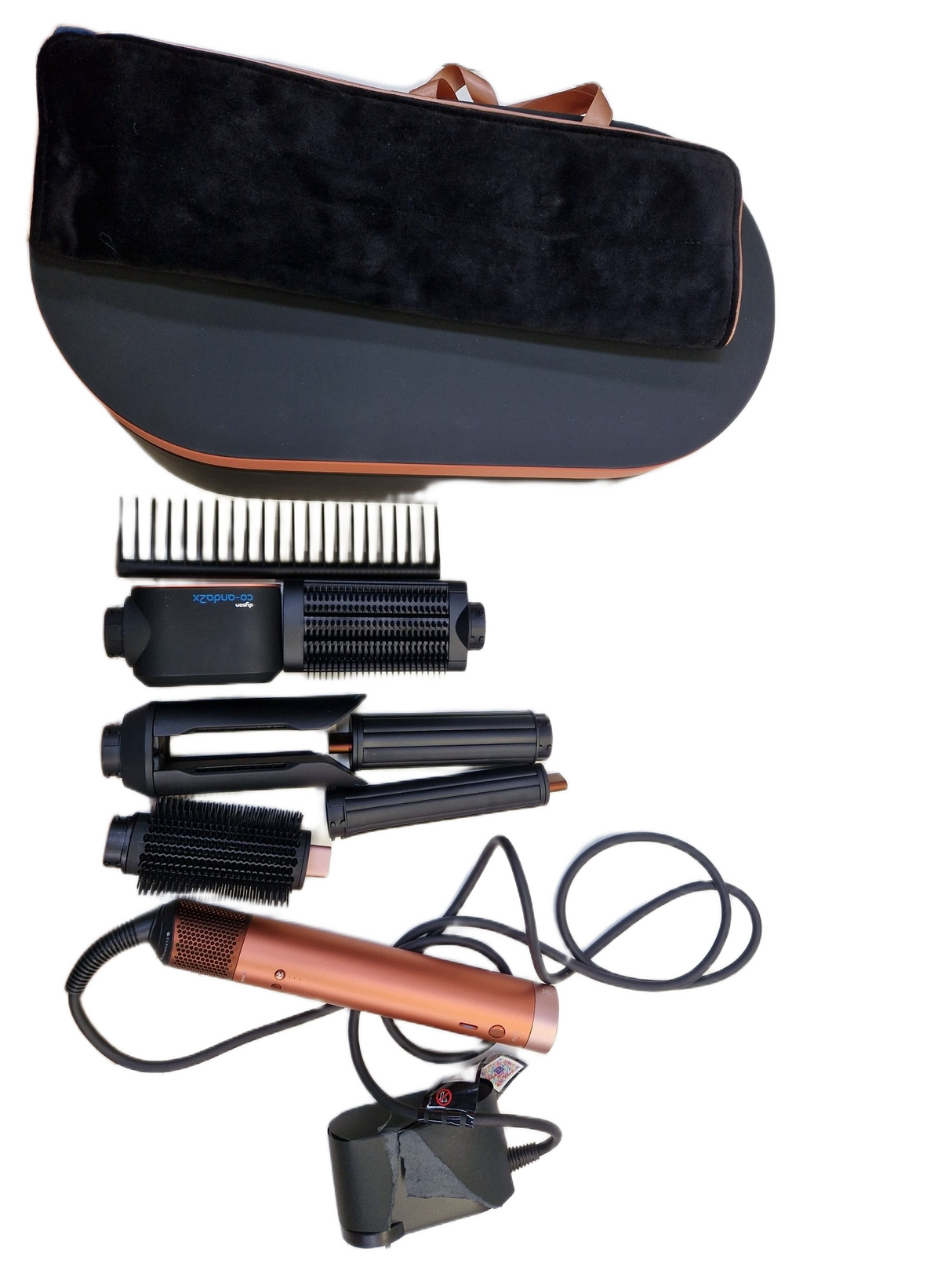 Dyson Airwrap Co-anda Corded 2x Hair Multi-Styler Straight+Wavy - Amber Silk