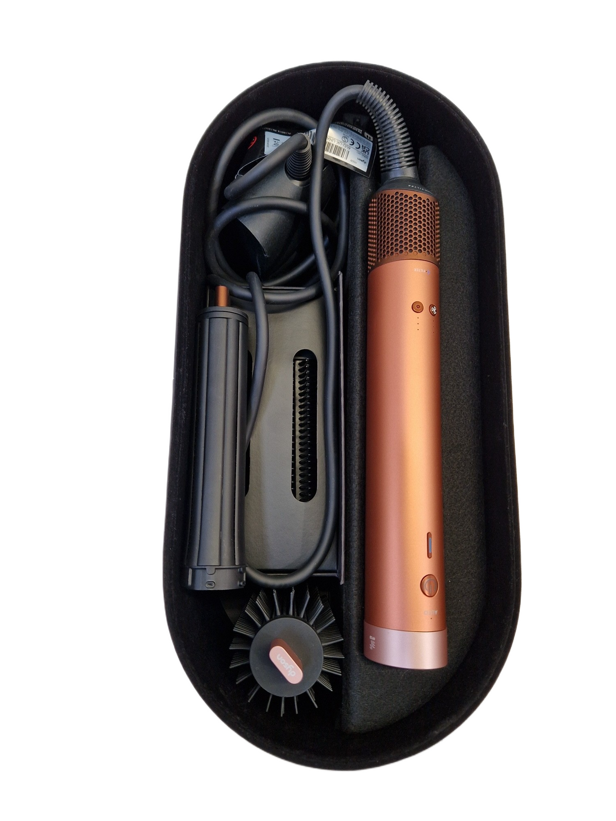 Dyson Airwrap Co-anda Corded 2x Hair Multi-Styler Straight+Wavy - Amber Silk