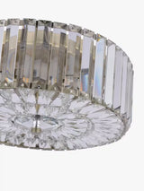 Laura Ashley Fernhurst 3 Bulb Classic Flush Ceiling Light - Antique Brass