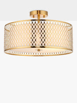 Bay Lighting Josette Dimmable 806L Semi Flush Pendant Ceiling Light - Gold