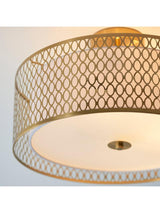 Bay Lighting Josette Dimmable 806L Semi Flush Pendant Ceiling Light - Gold