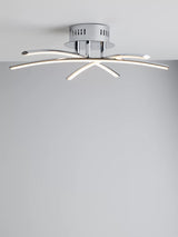 John Lewis Trinity LED Semi Flush Ceiling Light - Chrome