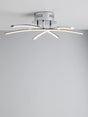 John Lewis Trinity LED Semi Flush Ceiling Light - Chrome - Kazoop 