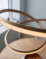 Bay Lighting Odessa Modern LED Dining Room Pendant Ceiling Light - Gold