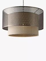 John Lewis & Partners Meena Fretwork Steel Ceiling Light