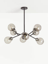 John Lewis Orb Muti Armed 8 Bulb Ceiling Light - Smoke