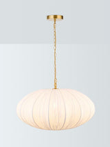 John Lewis Edith Pendant Adjustable Pendant Ceiling Light - White Dia.55cm