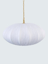 John Lewis Edith Pendant Adjustable Pendant Ceiling Light - White Dia.55cm